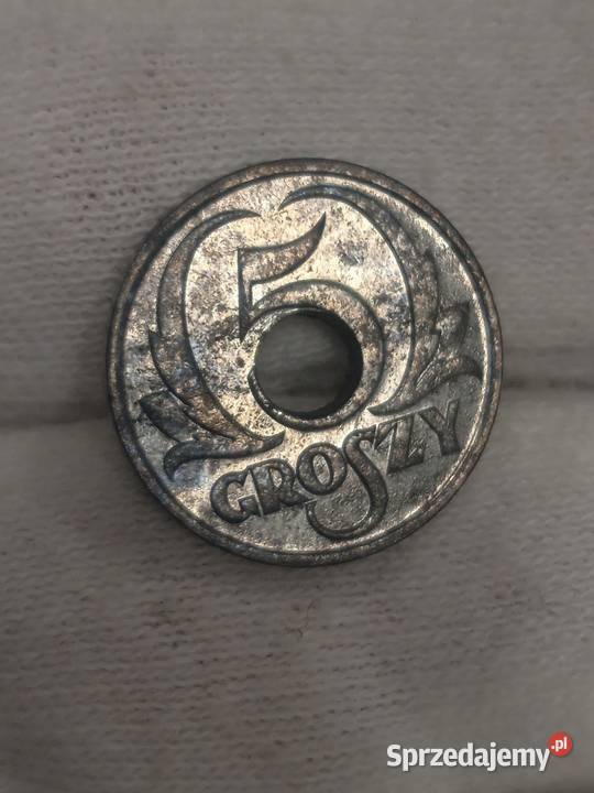 2 RP 5 groszy 1939 GG mennicza Małkinia Górna