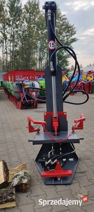 Łuparka pionowa hydrauliczna 50 pniaki drzewo Augustów