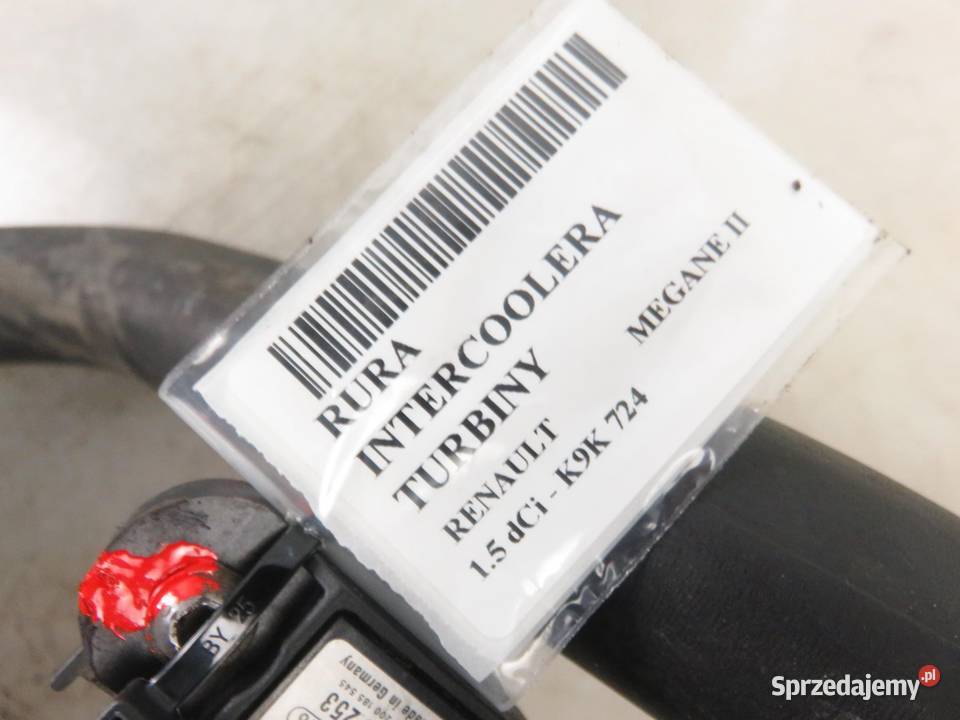 RURA INTERCOOLERA RENAULT MEGANE II 15 dCi