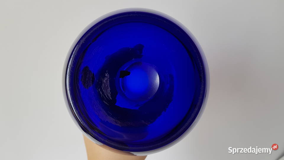 Kobaltowy dzbanek dzban Fiedorowicz Ząbkowice Dąbrowa Górnicza