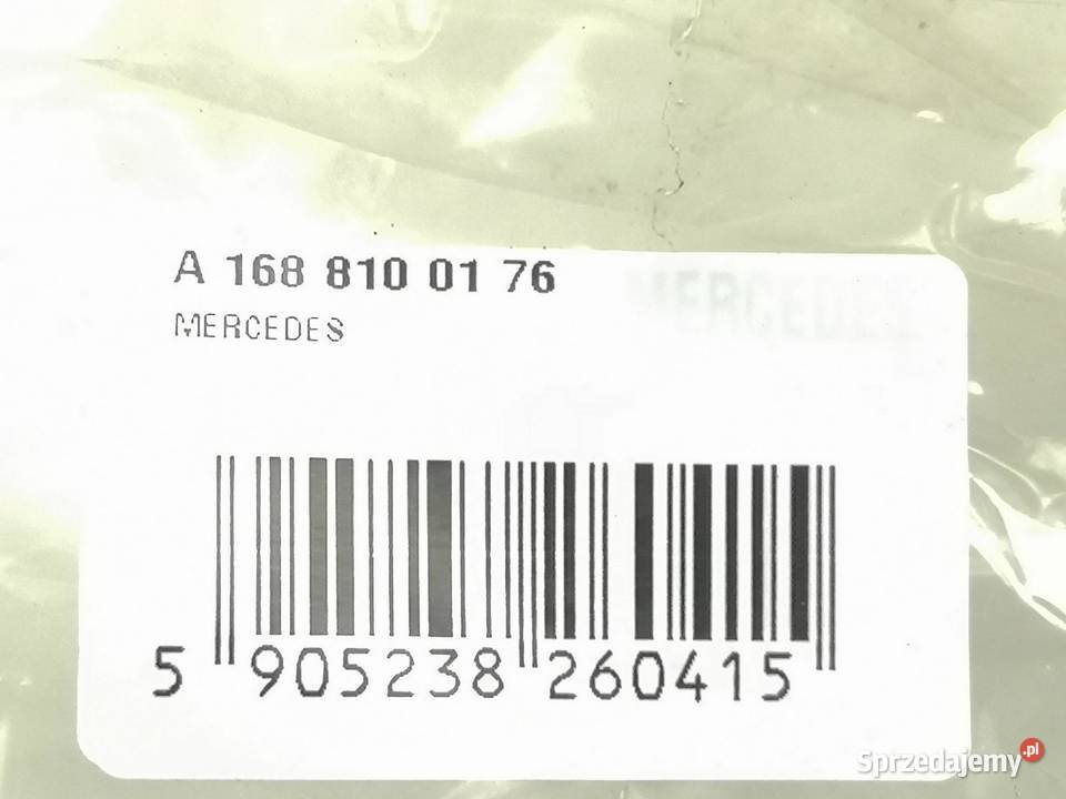 KORPUS WSPORNIK LUSTERKA LEWEGO MERCEDES A W168