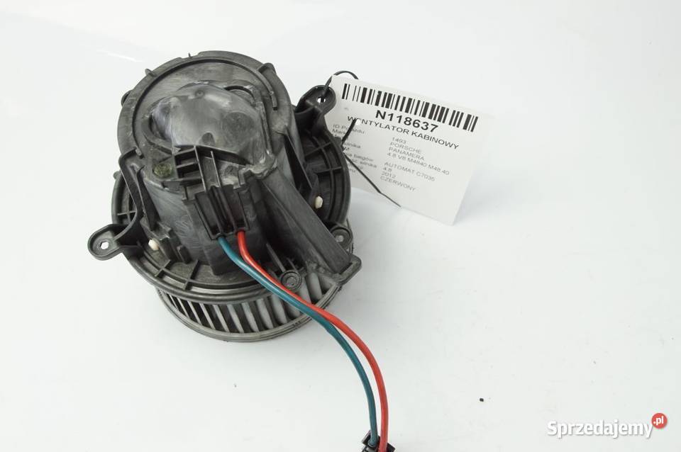 PANAMERA GTS 970 WENTYLATOR KABINOWY EUROPA FV23 Lipno