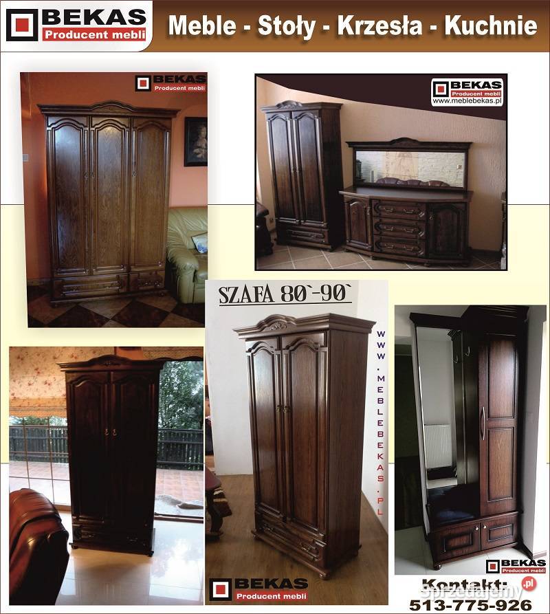 Śliczna Szafa 120 Dąb Złoty Miodowy BEKAS Meble kujawsko-pomorskie Inowrocław