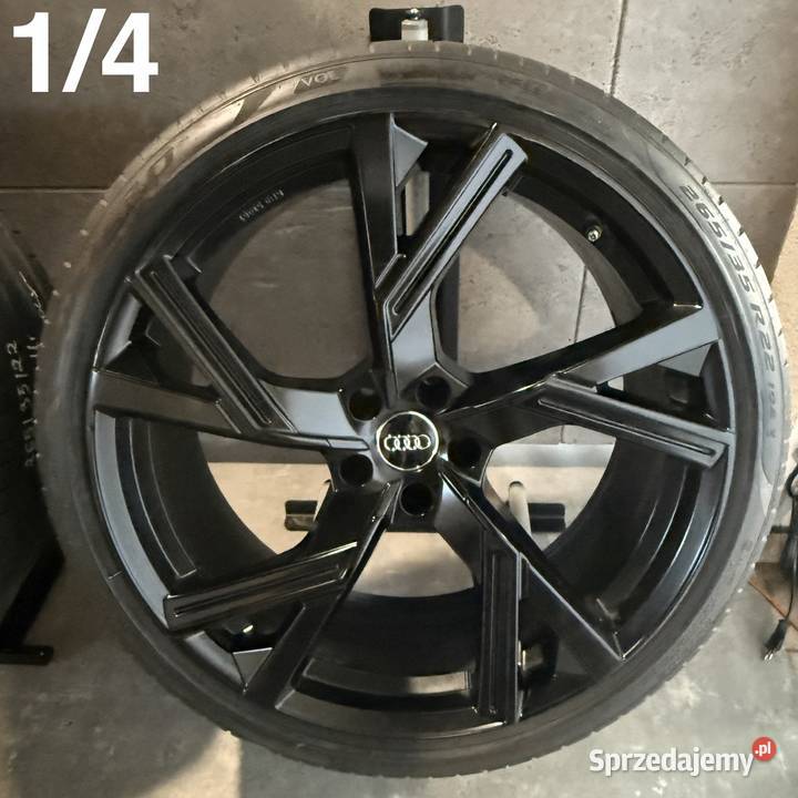 22 cale Audi Q7 5x112 felgi koła alusy komplet z Koła dojazdowe Lubasz