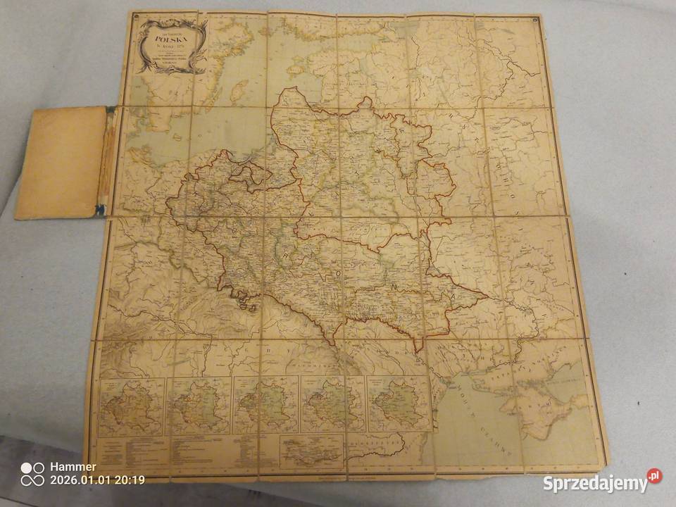 Jan Babirecki Mapa Rzeczypospolitej Polskiej Wrocław