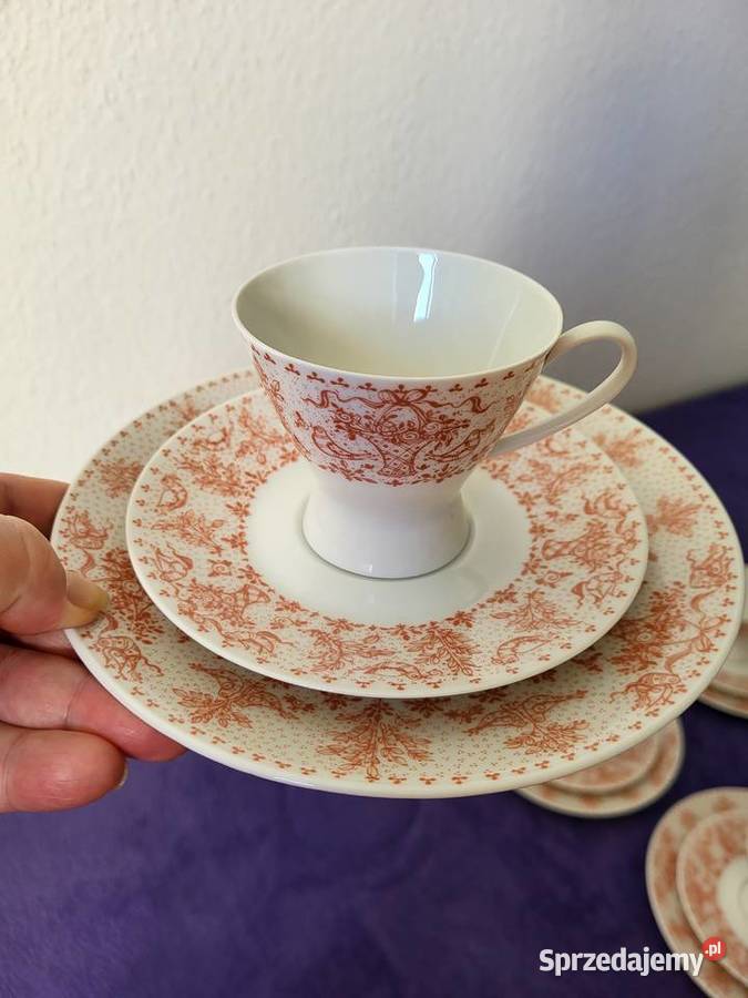 Serwis Rosenthal Idyll Rot Porcelana i szkło Toruń