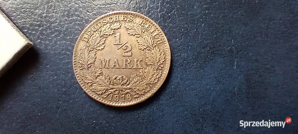Stare monety 12 marki 1916 D Niemcy srebro