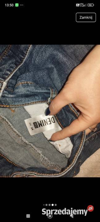 Spodnie dżinsowe damskie rozmiar 44 podkarpackie