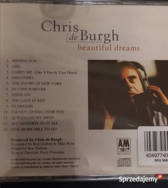Chris De Burgh dwa CD pomorskie Gdynia sprzedam