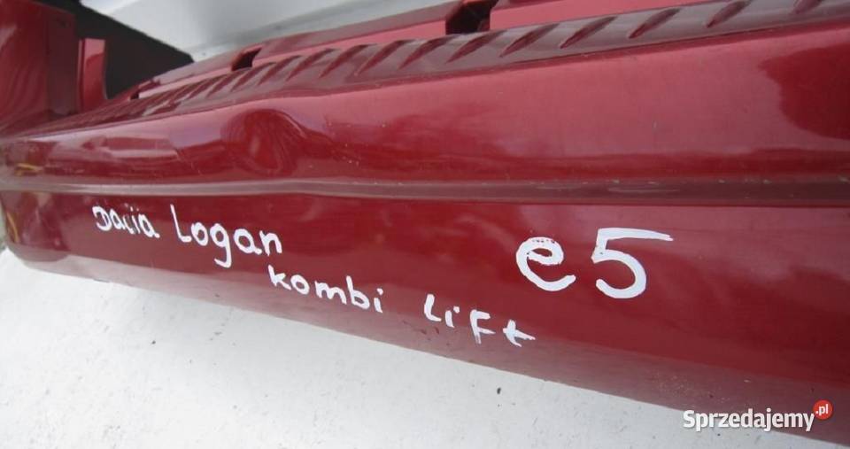 ZDERZAK TYŁ DACIA LOGAN KOMBI LIFT WZMOCNIENIE zderzaki wielkopolskie Nowy Tomyśl