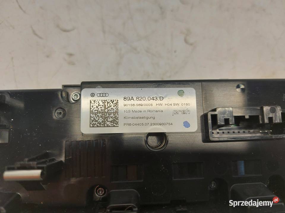 Audi Q4 ETRON 89A 89E PANEL KLIMATYZACJI GRZANE osobowe dolnośląskie