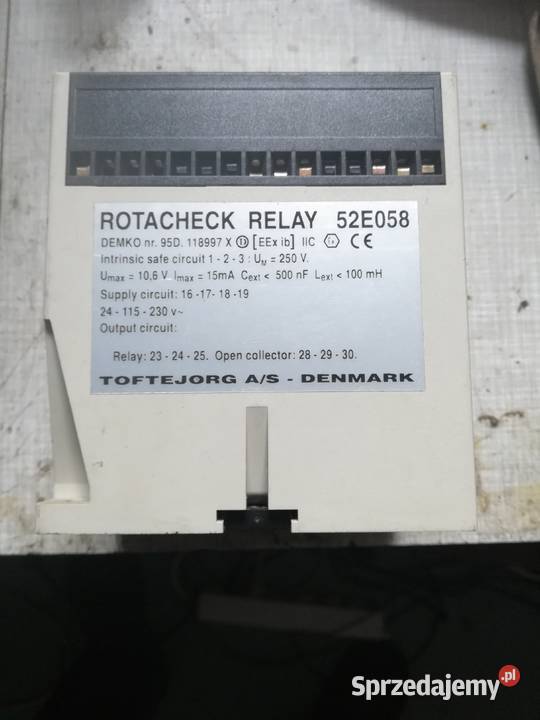 Przekaźnik rotacheck relay 52E058 Elbląg