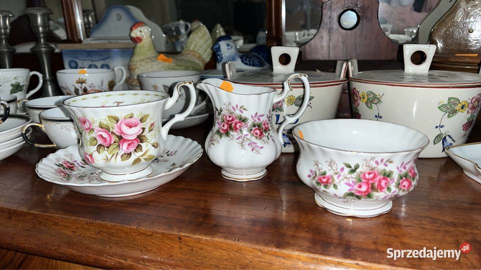 Mlecznik i cukiernicaLavender Rose Royal Albert Antyki, Sztuka, Kolekcje Gdańsk