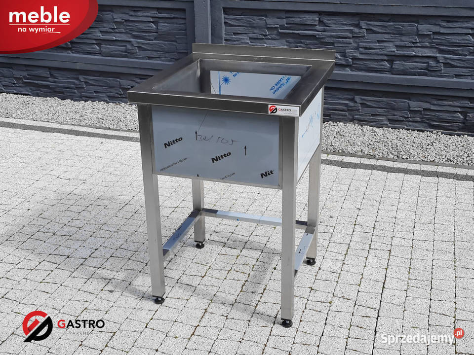 Basen gastronomiczny spawany 60x60x85 Meble ze Ostrów Wielkopolski sprzedam