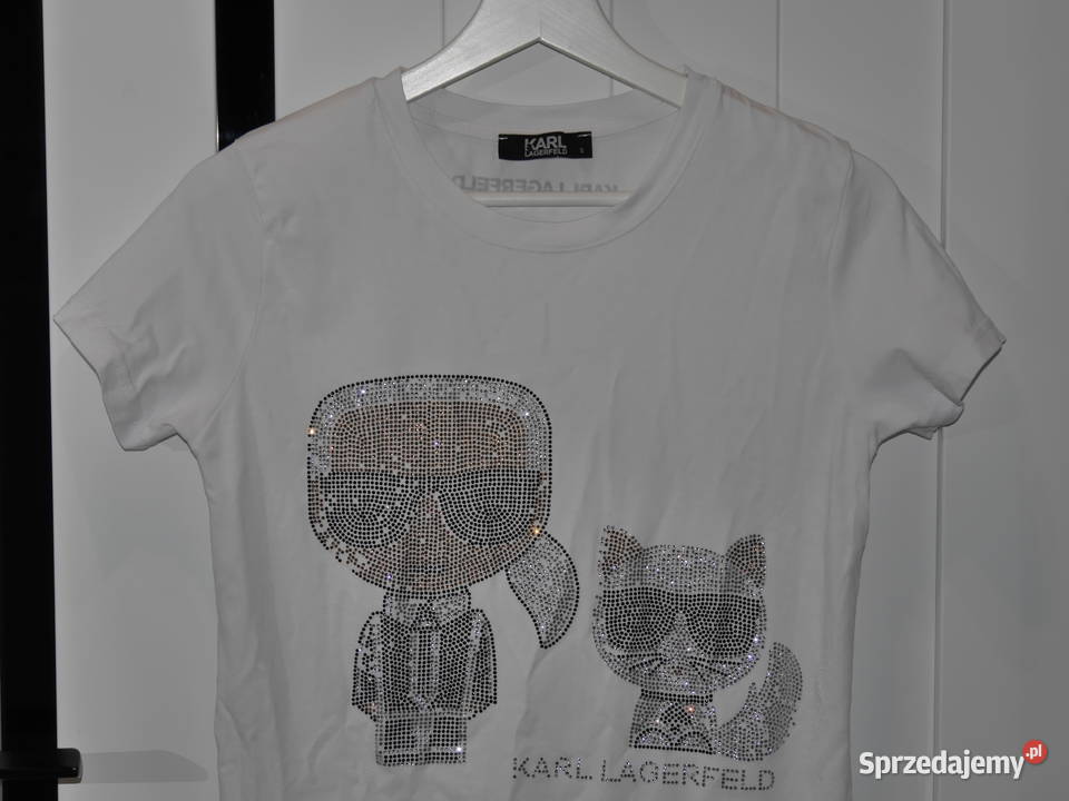 Karl Lagerfeld śliczna bluzeczka cyrkonie 36 S