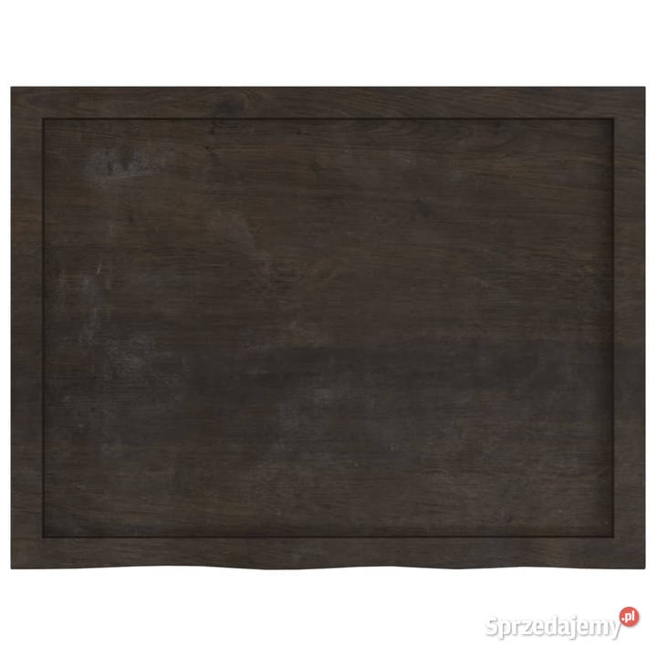 Półka ciemnobrązowa 80x60x24 wykończone drewno Warszawa