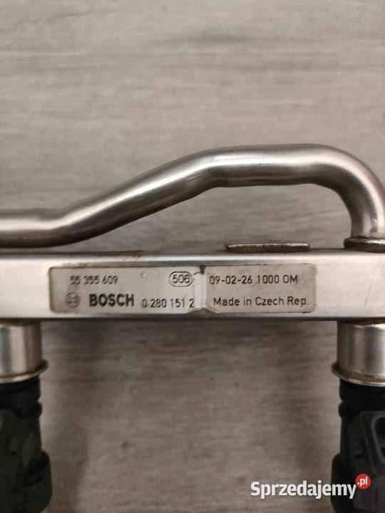 Listwa wtryskowa z wtryskiwaczami osobowe