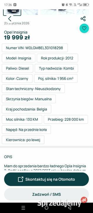 Opel Insignia 201213 20 cdti ecoflex sprzedam