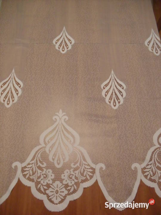 firan gotowa długa 250 balkonżakardowa biała Wystrój okien dolnośląskie