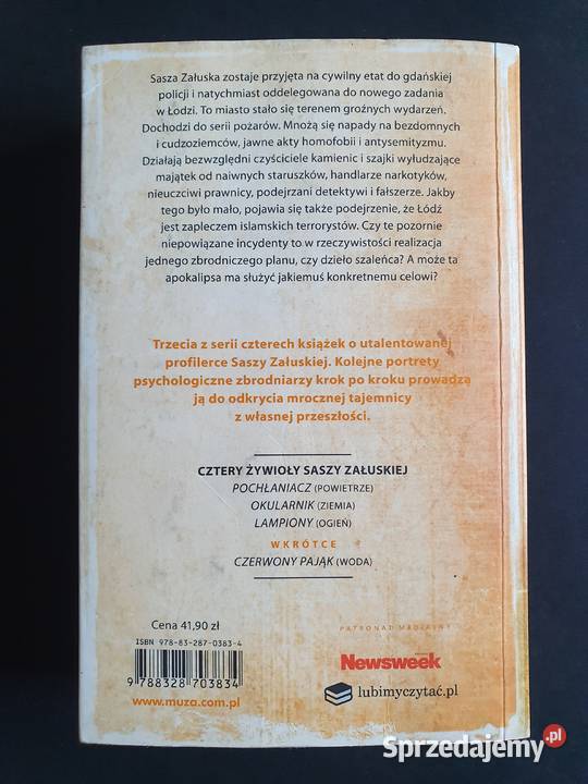 Lampiony Ogień Katarzyna Bonda Żywioły Saszy Tom miękka Katowice