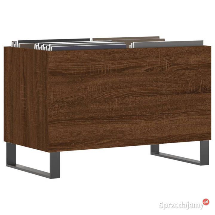 Szafka na płyty brązowy dąb 745x38x48 WM831739 Warszawa sprzedam