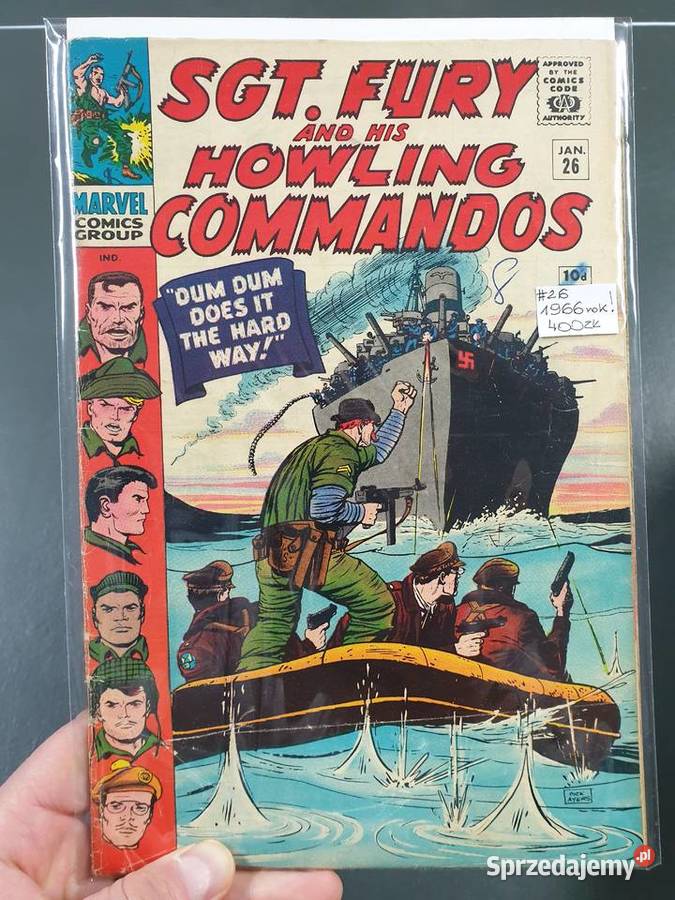 Sgt Fury His Howling Commandos komiks Marvel USA Gdynia