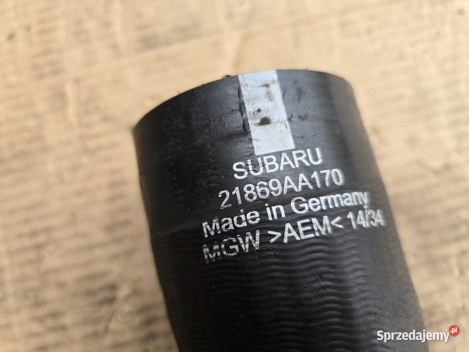 Subaru Forester 3 SH rura wąż przewód powietrza osobowe dolnośląskie Legnica