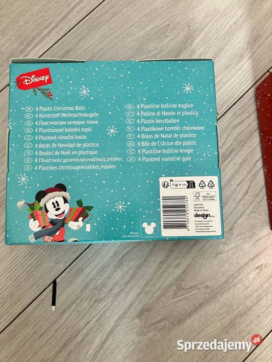 Disney Mickey Zestaw 4 Bombek Choinkowych Boże Narodzenie Kraków
