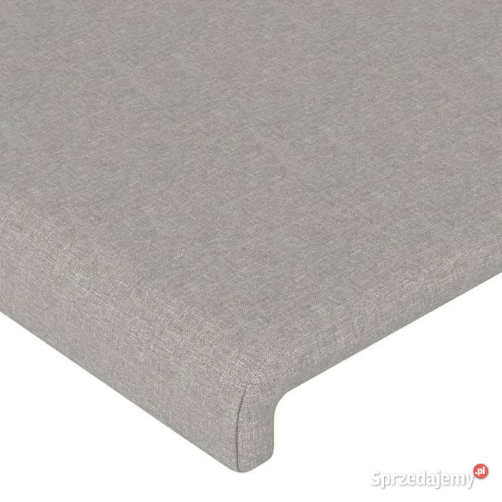 Zagłówek do łóżka z LED jasnoszary 83x16x7888 Warszawa
