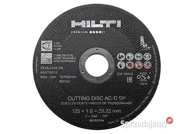 Tarcza do metalu HILTI 125x10x2223 mm 10 zt Rzeszów