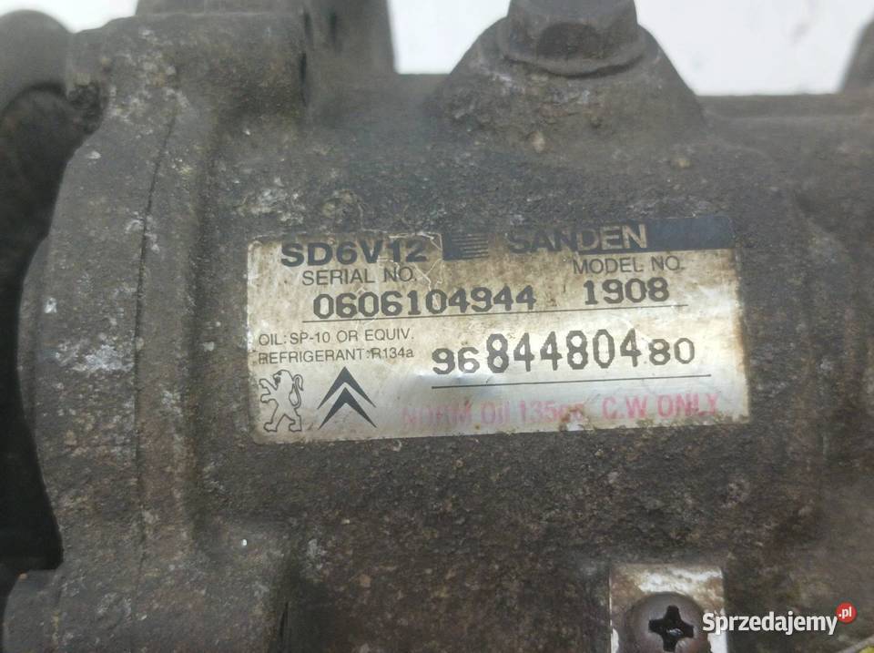 SPRĘŻARKA KLIMATYZACJI 9684480480 14 HDI Citroen Klimatyzacja świętokrzyskie sprzedam