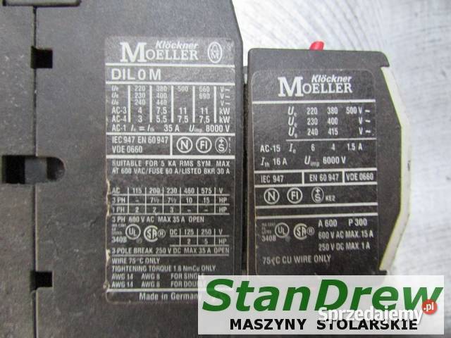 Stycznik styk pomocniczy MOELLER DIL 0M 13DIL pomorskie Mojusz sprzedam