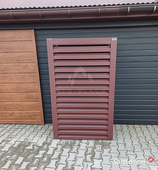 Osłona pompy ciepła 80x40x190 ciemny brąz NB272 warmińsko-mazurskie