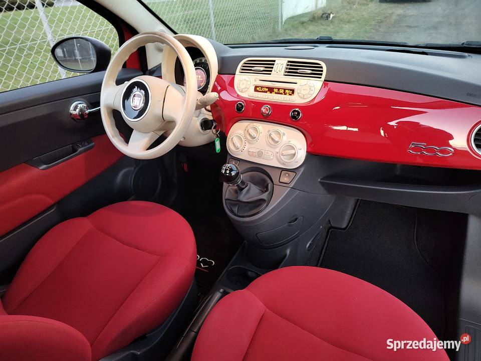 FIAT 500 09 BENZYNA VAT marża Leszno