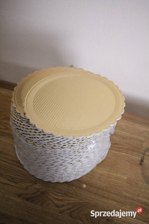 Okrągłe podkładki pod tort grube średnica 24 Góra