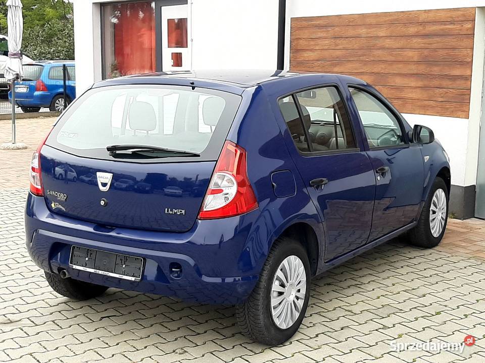 Ładna Dacia Sandero 14 8v MPI 2010 Niski Sandero łódzkie Zduńska Wola sprzedam