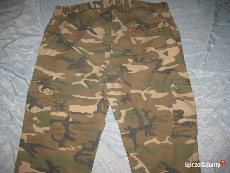 Spodnie wojskowe woodland GEOLOGIK 175180105110 Odzież i bielizna męska Żary