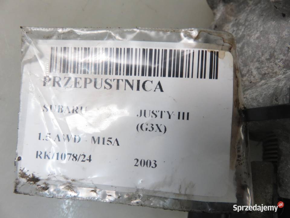 PRZEPUSTNICA SUBARU JUSTY III 15 AWD
