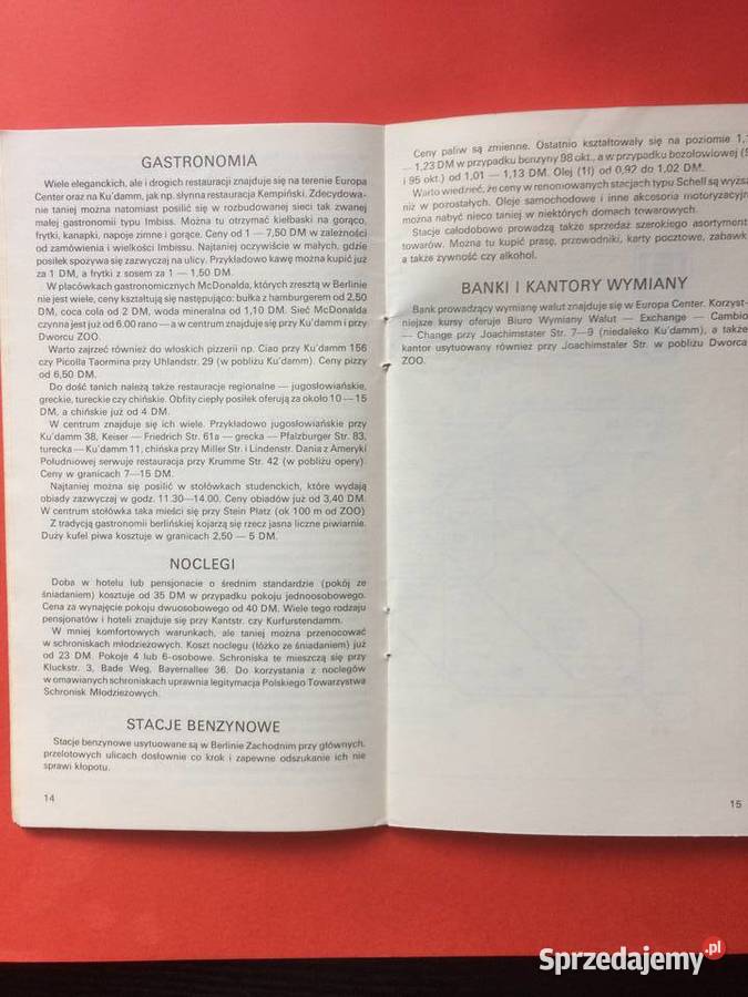 2609 Informator Turystyczno Handlowy Berlin