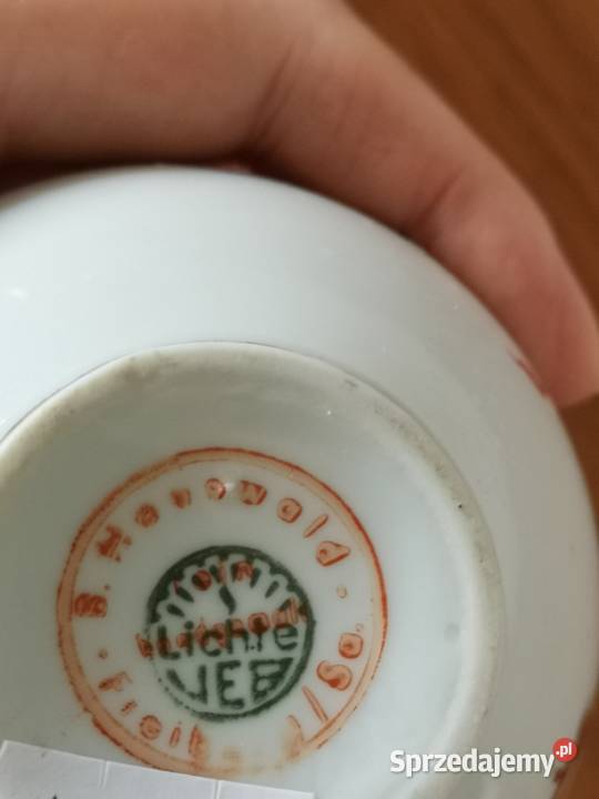 Wazonik porcelana Czerwony Smok vintage