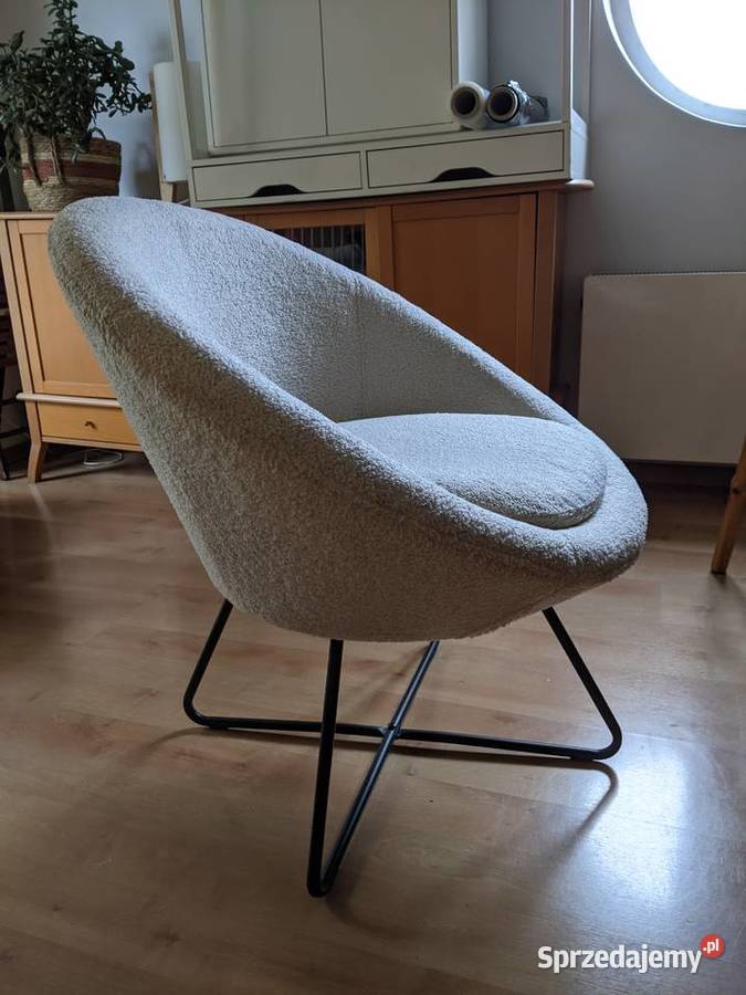 Fotel wypoczynkowy Celanic tkanina boucle kolor 81cm Warszawa sprzedam