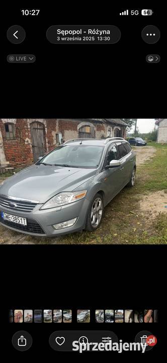 Sprzedam ford Mondeo mk4 warmińsko-mazurskie Sępopol