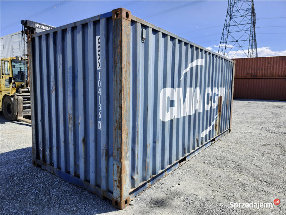 Kontener morski magazynowy 20DV 6 metrowy Opalenica
