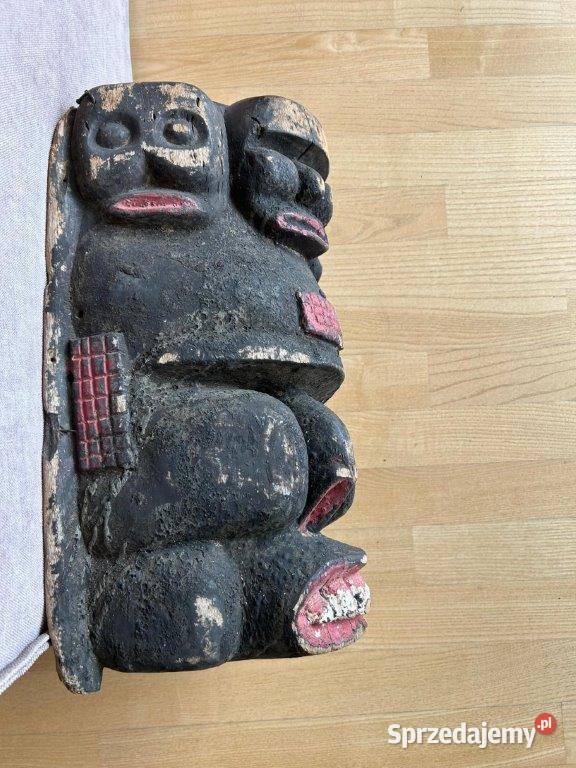 Maska afrykańska z Nigerii z plemienia Ibibio pomorskie