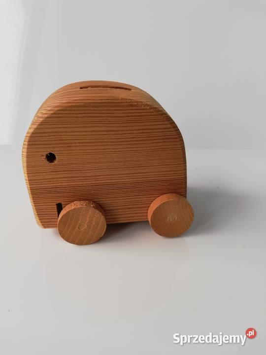 drewniana skarbonka słoń lubelskie Lublin sprzedam
