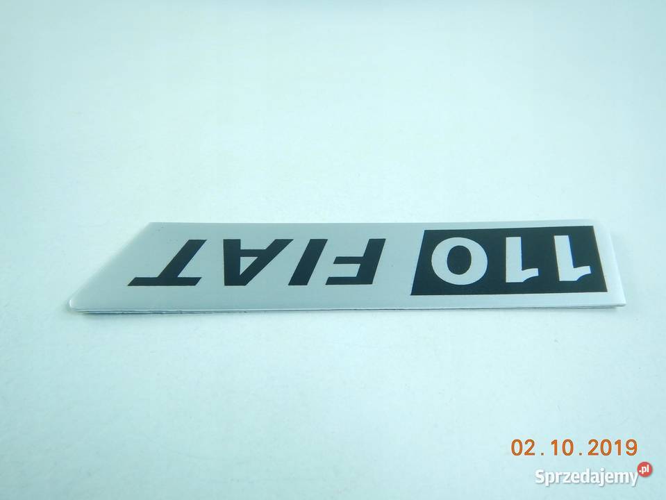 ZNACZEK EMBLEMAT FIAT 110 61605790 ASO