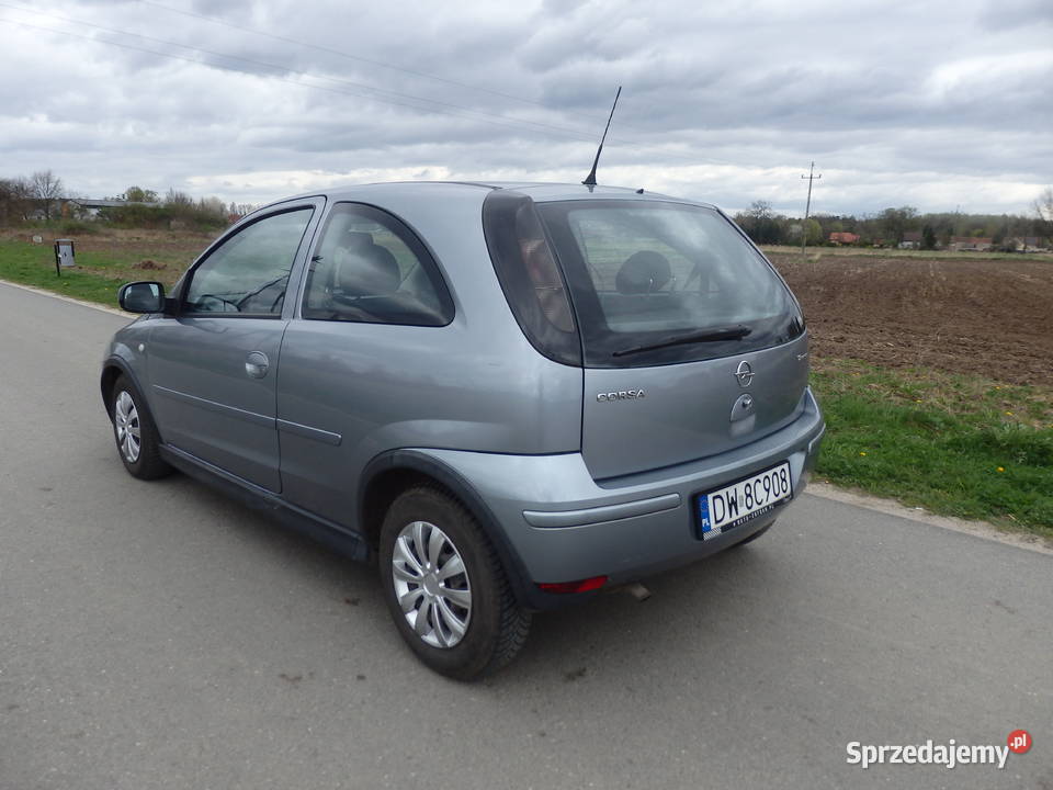 OPEL CORSA 2005r 12 benzyna klimatyzacja zadbany elektryczne lusterka dolnośląskie Groblice