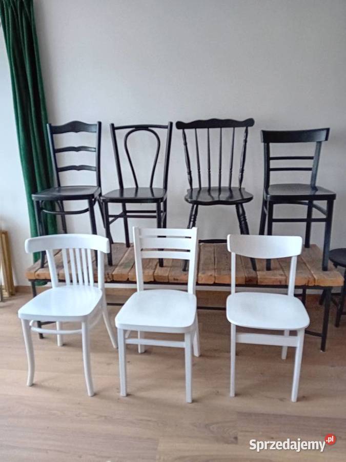 Krzesła z Prl u odswiezone