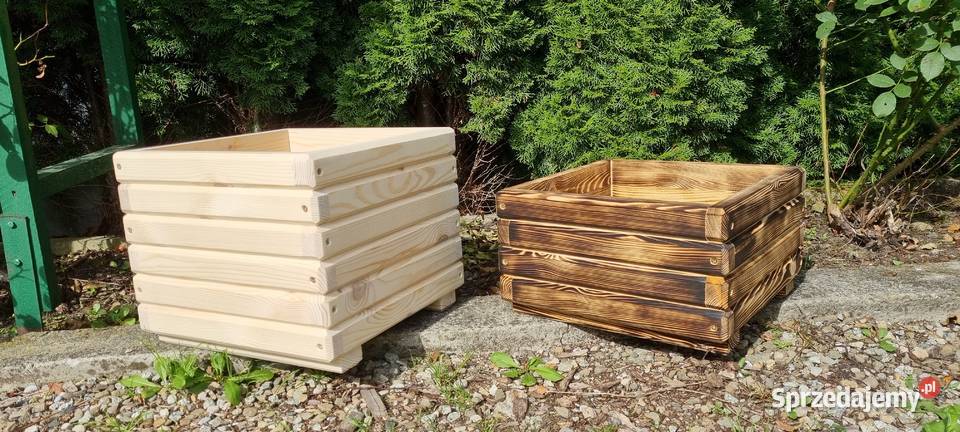 Donica drewniana donice drewniane skrzynka Gorlice sprzedam