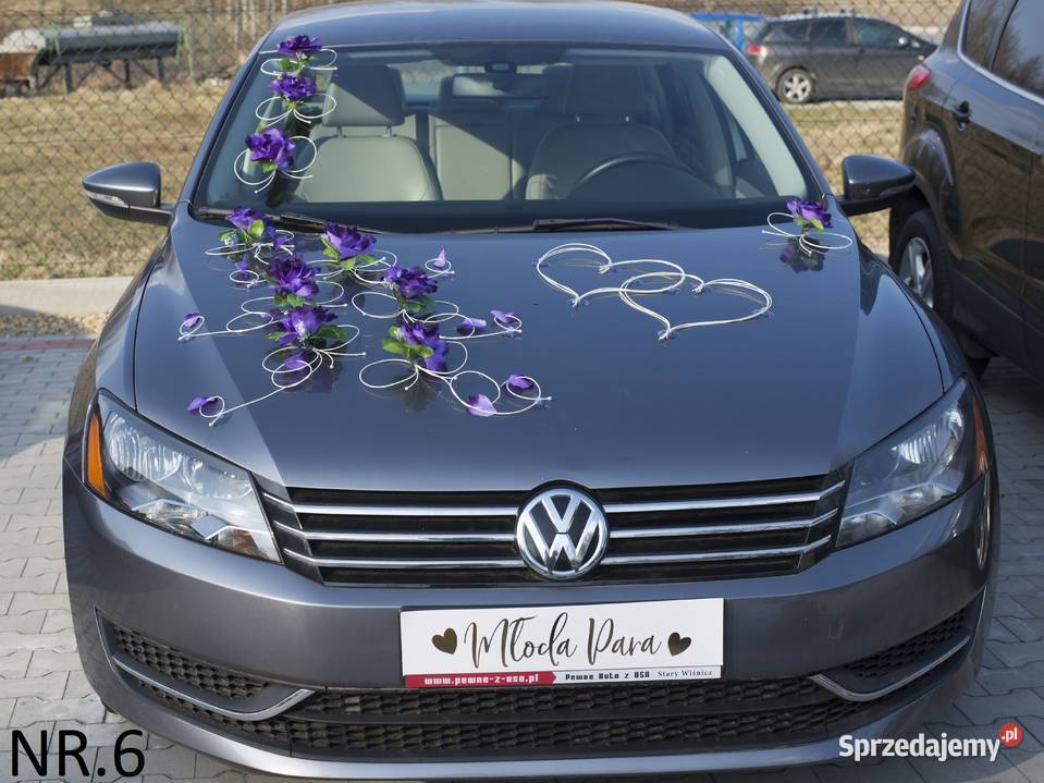 Dekoracja na samochód sztuczne kwiaty 006 Łódź